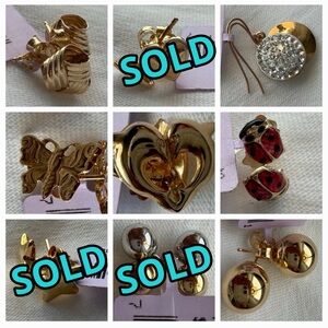 ✨VARIOUS SETS NIB 14K SOLID GOLD EARINGS✨ LOT AVAILABLE MUST SELL ✅